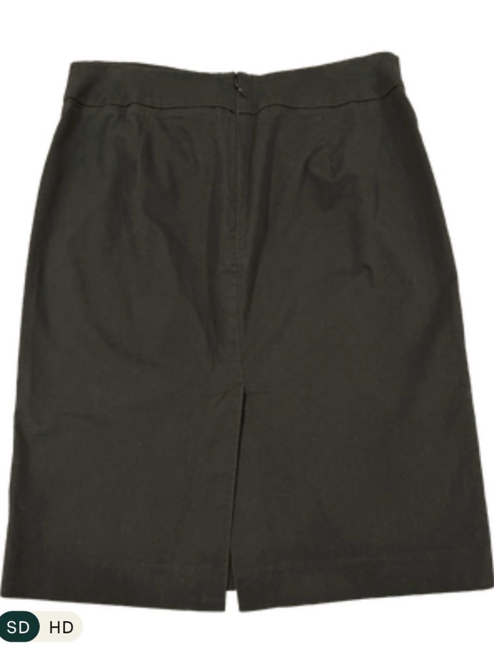 Michael Kors Ruched Pencil Skirt | Size 8 | Black - Picture 2 of 3
